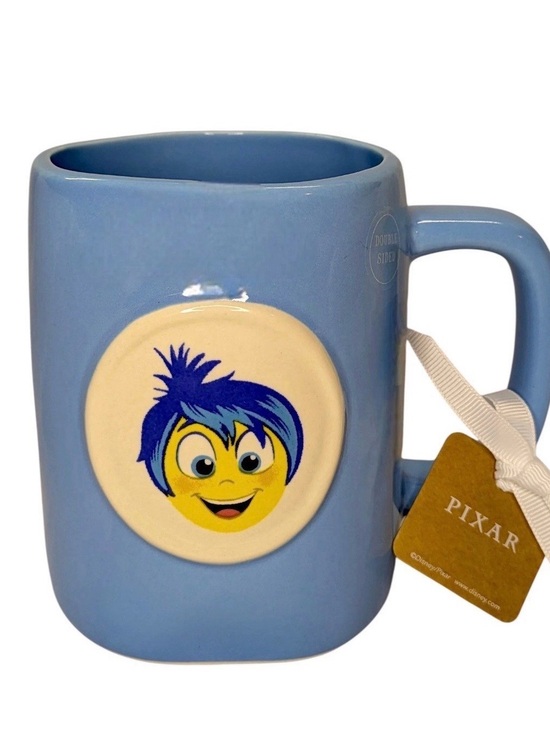 Other - Pixar Inside Out Joy Ceramic Blue Mug